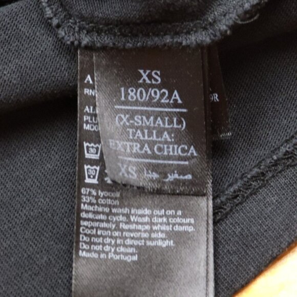 ALLSAINTS Mens Oversize XS T-Shirt Pluto SS Crew Grey Hi-Lo Hem MD007Q - Picture 6 of 13